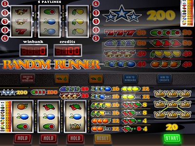 Random Runner fruitautomaat